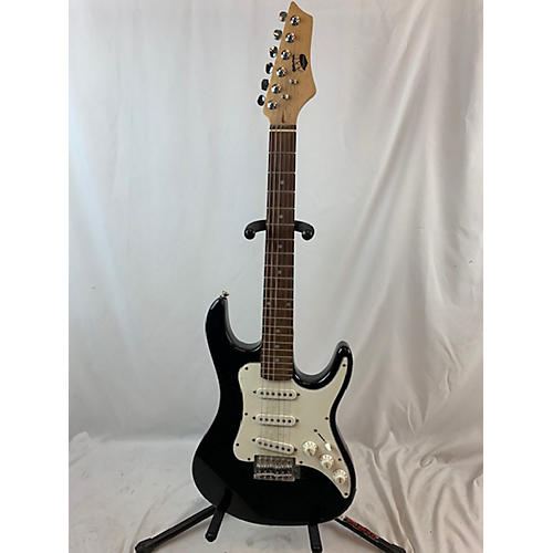AXL Strat Style Solid Body Electric Guitar Black