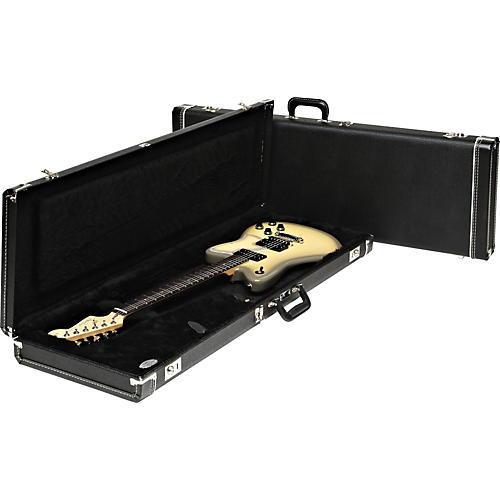 Fender Strat/Tele Hardshell Case Condition 1 - Mint Black Black Plush