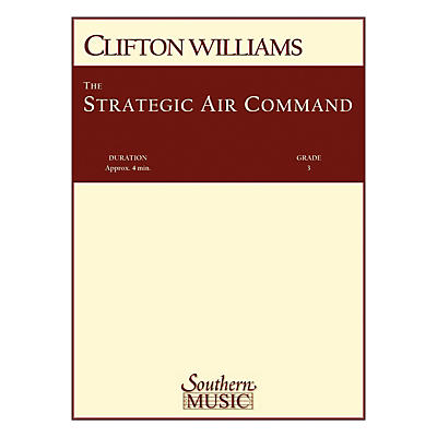 Southern Strategic Air Command (S.A.C.) (Band/Concert Band Music) Concert Band Level 3 by Clifton Williams