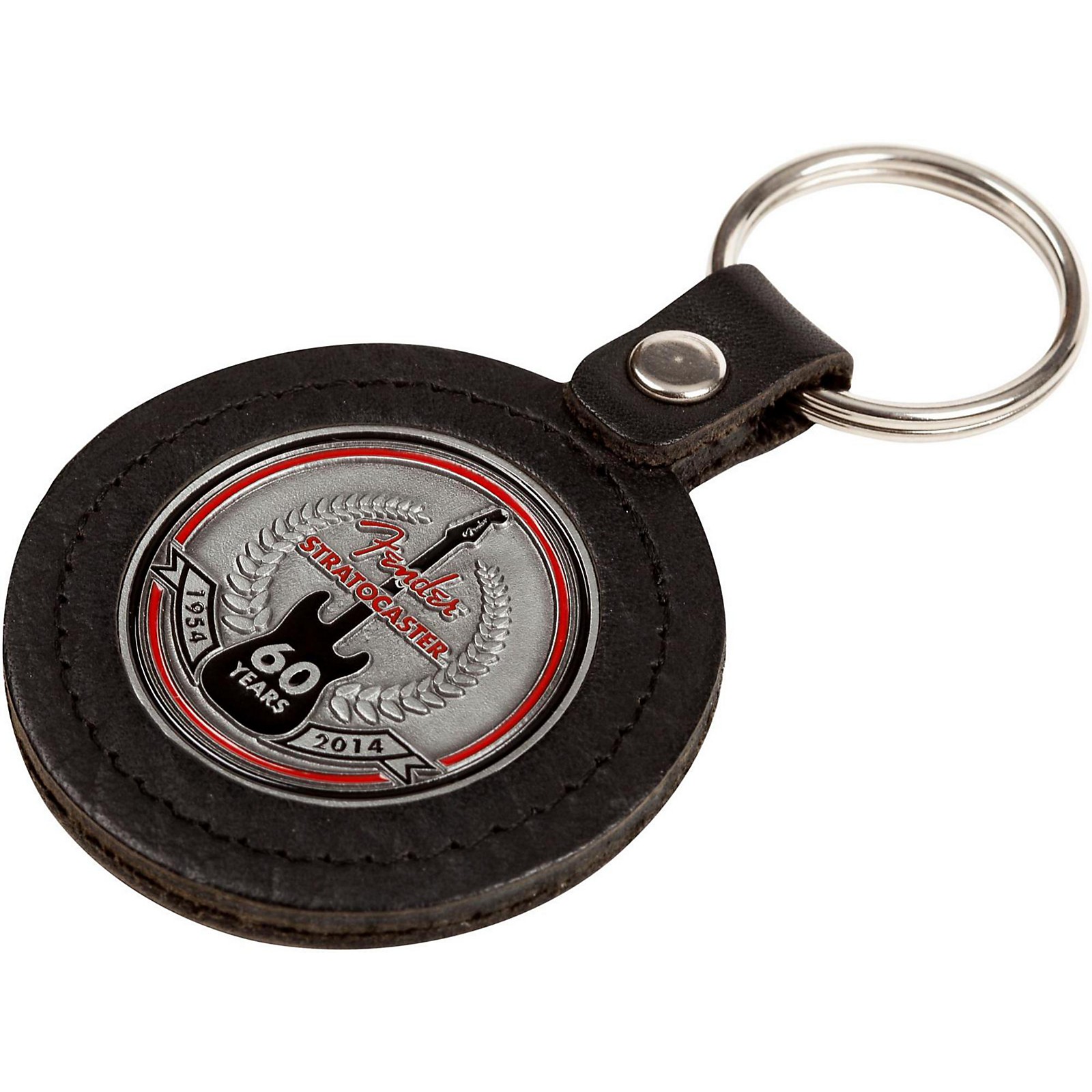 Fender Stratocaster 60th Anniversary Pewter Keychain Musician's Friend