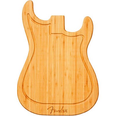Fender Stratocaster Bamboo Cutting Board