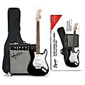 Squier Stratocaster Electric Guitar Pack With Squier Frontman 10G Amp BlackBlack