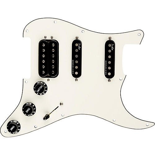 Fender Stratocaster HSS Shawbucker/G4 Pre-Wired Pickguard White/Back/White