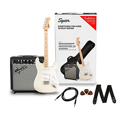 Squier Stratocaster Limited-Edition Electric Guitar Pack With Squier Frontman 10G Amp
