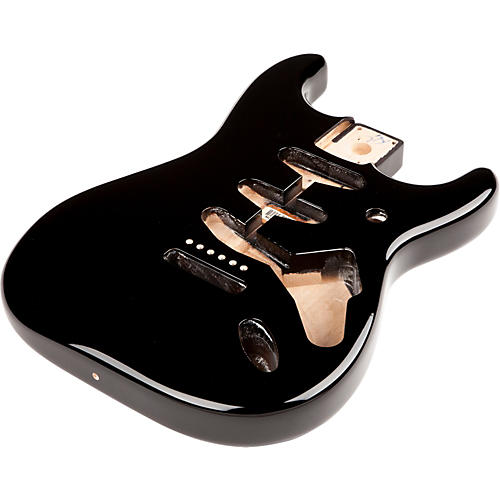 Fender Stratocaster SSS Alder Body Vintage Bridge Mount Condition 1 - Mint Black