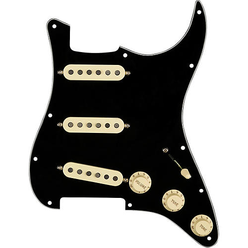 Fender Stratocaster SSS Texas Special Pre-Wired Pickguard Black/White/Black