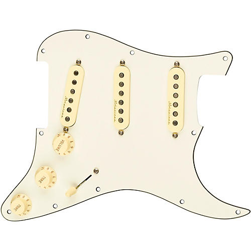 Fender Stratocaster SSS V Noiseless Prewired Pickguard White/Back/White