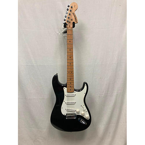 Starcaster by Fender Stratocaster Solid Body Electric Guitar Black