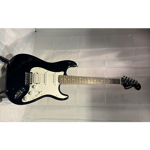 Starcaster by Fender Stratocaster Solid Body Electric Guitar Black