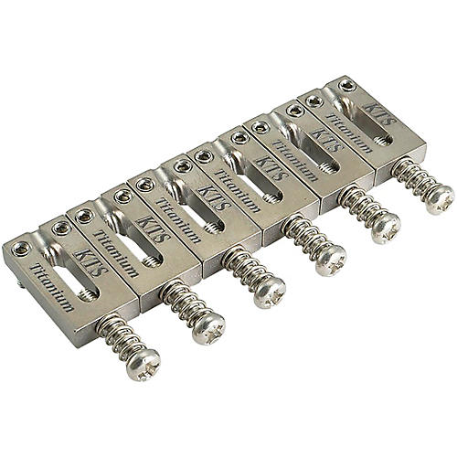 KTS Titanium Stratocaster Style Block Saddles 2-1/8