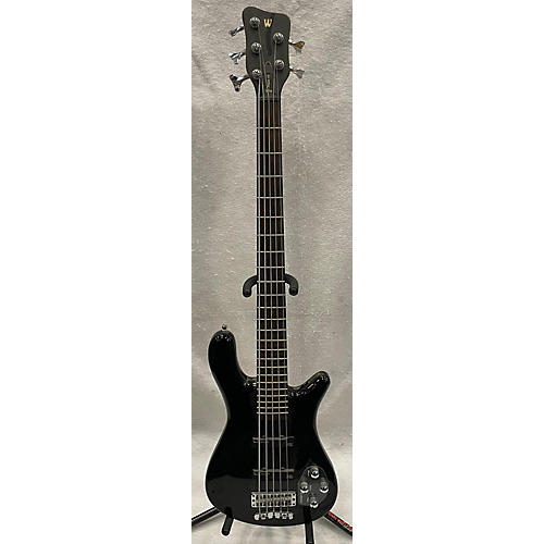 RockBass by Warwick Streamer 5 String Electric Bass Guitar Black