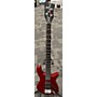 Used RockBass by Warwick Streamer Electric Bass Guitar Crimson Red Trans