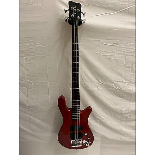 RockBass by Warwick Streamer Electric Bass Guitar Red