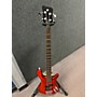 Used Warwick Streamer LX Electric Bass Guitar trans burgundy red