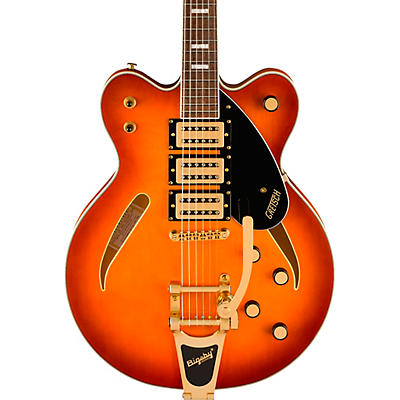 Gretsch Guitars Streamliner Cat-Eye Limited-Edition Center Block Electric Guitar With Bigsby & Gold Hardware -
