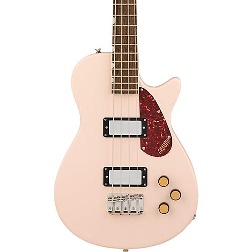 Gretsch Guitars Streamliner Jet Club Bass Single-Cut Short-Scale Bass Guitar Shell Pink