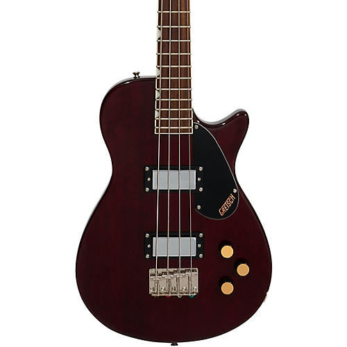 Gretsch Guitars Streamliner Jet Club Bass Single-Cut Short-Scale Bass Guitar Walnut Stain