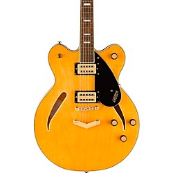 Streamliner Limited Edition Center Block Cat-Eye with V-Stoptail and Gold Hardware Electric Guitar Village Amber