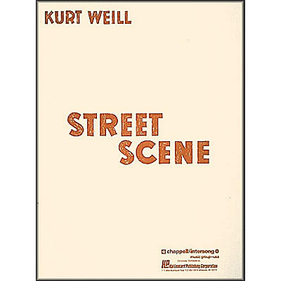 Hal Leonard Street Scene Vocal Score