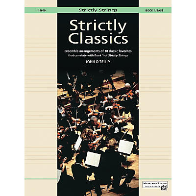 Alfred Strictly Classics Book 1 Bass