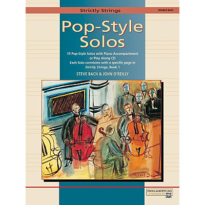 Alfred Strictly Strings Pop-Style Solos Bass Book Only