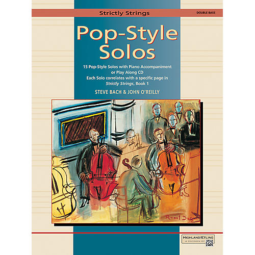 Alfred Strictly Strings Pop-Style Solos Bass Book Only