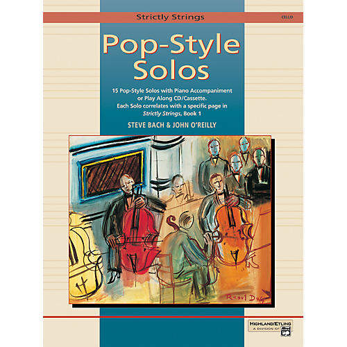 Alfred Strictly Strings Pop-Style Solos Cello Book Only