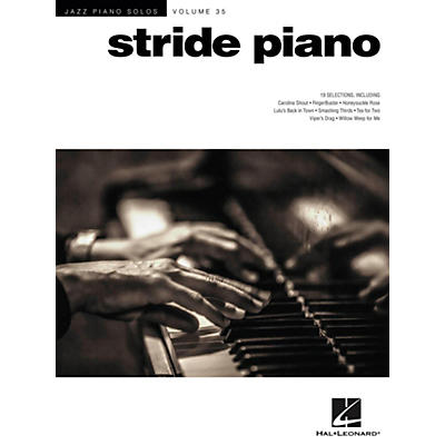 Hal Leonard Stride Piano - Jazz Piano Solos Series Vol. 35