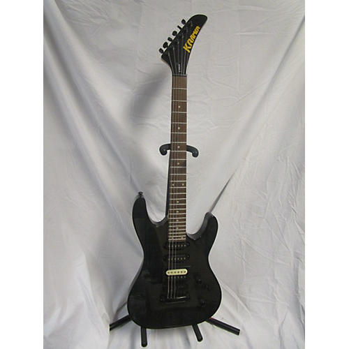Kramer Striker 211 Reverse Headstock Solid Body Electric Guitar Trans Black