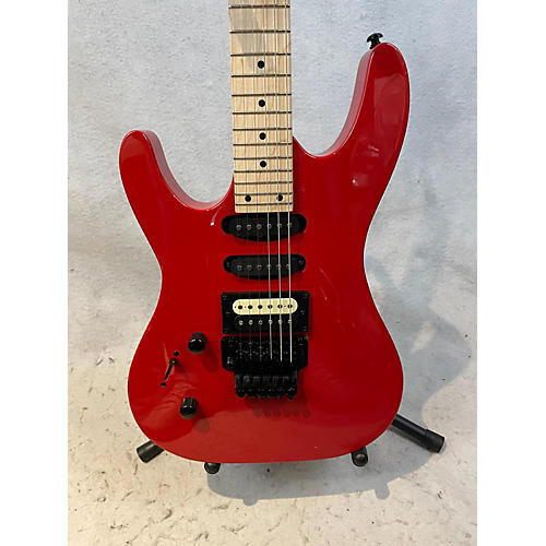 Kramer Striker HSS Left Handed Electric Guitar jumper red