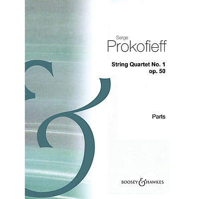 Boosey and Hawkes String Quartet No. 1, Op. 50 (Set of Parts) Boosey & Hawkes Chamber Music Series by Sergei Prokofieff