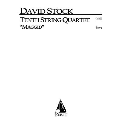 Lauren Keiser Music Publishing String Quartet No. 10 - Full Score LKM Music Series Softcover by David Stock