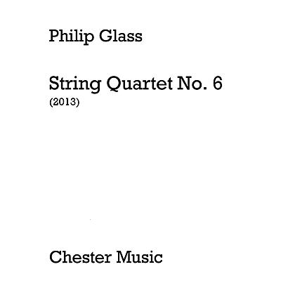 Music Sales String Quartet No. 6 (Score Only) Music Sales America Series Softcover Composed by Philip Glass