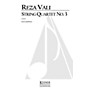 Lauren Keiser Music Publishing String Quartet No.3 LKM Music Series Composed by Reza Vali