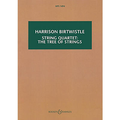 Boosey and Hawkes String Quartet: The Tree of Strings BH Stage Works Series Softcover Composed by Harrison Birtwistle