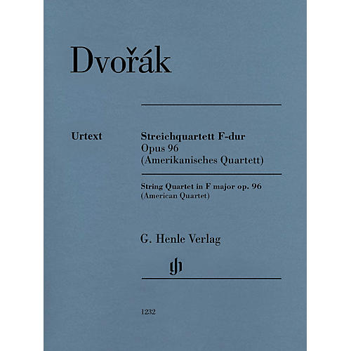 G. Henle Verlag String Quartet in F Major Op. 96 (American Quartet) Henle Music Folios Series Softcover by Antonin Dvorak