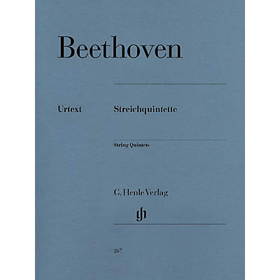 G. Henle Verlag String Quintets Henle Music Folios Series Softcover Composed by Ludwig van Beethoven