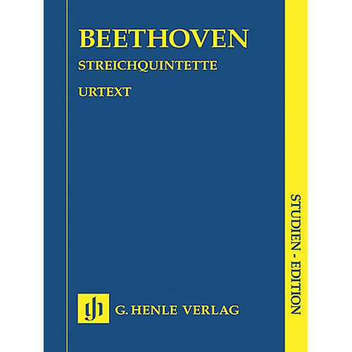 G. Henle Verlag String Quintets (Study Score) Henle Study Scores Series Softcover Composed by Ludwig van Beethoven