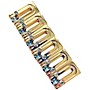 AxLabs String Surfer Brass Roller Saddles for Strat Style Bridges Gold Narrow 2-1/16 in.