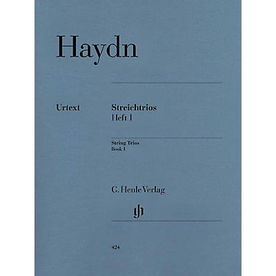 G. Henle Verlag String Trios - Volume 1 Henle Music Folios Series Softcover Composed by Joseph Haydn