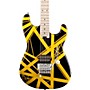 Open-Box EVH Striped Series Electric Guitar Condition 2 - Blemished Black with Yellow Stripes 197881422493