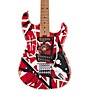 Open-Box EVH Striped Series Frankie Electric Guitar Condition 1 - Mint Red with Black and White Stripes Relic