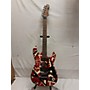 Used EVH Striped Series Frankie Solid Body Electric Guitar Red