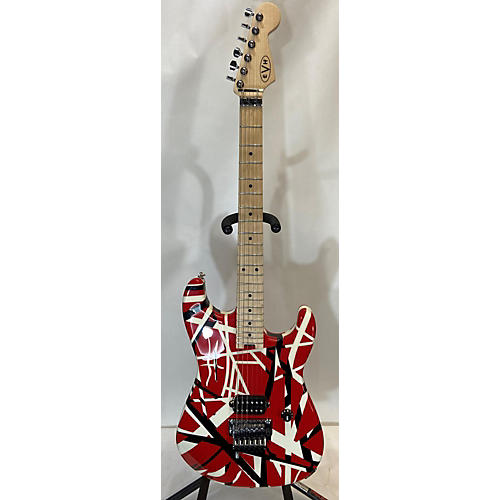 EVH Striped Series Solid Body Electric Guitar RED STRIPED