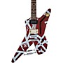 Open-Box EVH Striped Shark Electric Guitar Condition 1 - Mint Burgundy Red and Silver