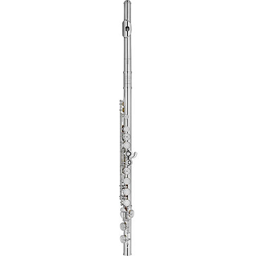 Wm. S Haynes Amadeus Student Flute: silver-plated headjoint, body, and mechanism, plateau keys, French pointed arms, offset G, C foot Offset G C-Foot