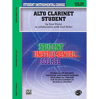 Alfred Student Instrumental Course Alto Clarinet Student Level 1 Book