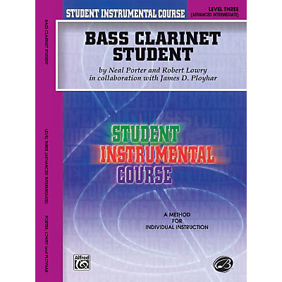 Alfred Student Instrumental Course Bass Clarinet Student Level 3 Book