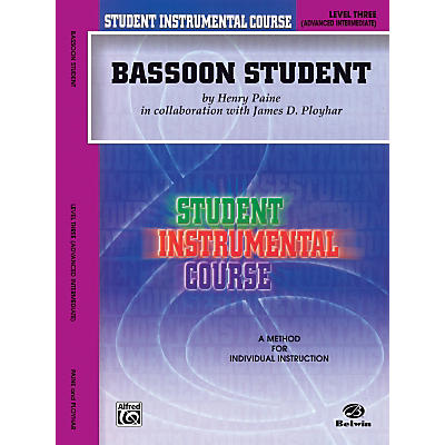 Alfred Student Instrumental Course Bassoon Student Level 3 Book