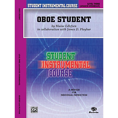 Alfred Student Instrumental Course Oboe Student Level 3 Book